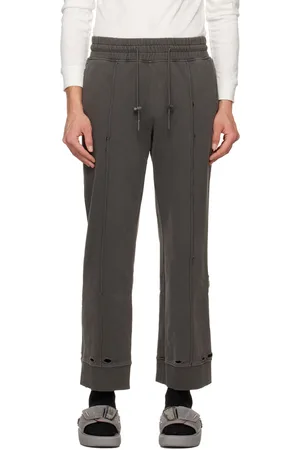 C2H4 Pantalon de détente Agitator gris à effet usé
