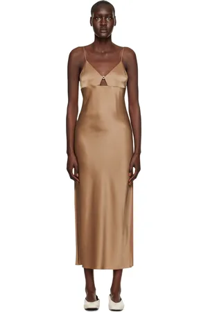 Filippa K Fond de robe longue brun