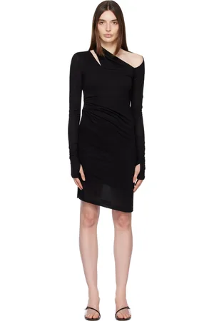 Helmut Lang Robe midi Scala noire