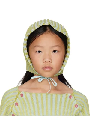ECKHAUS LATTA Enfant | Bonnet Bambino vert et bleu exclusif à SSENSE