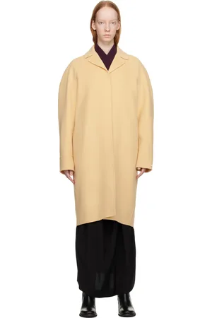 Sportmax Manteau Fernet jaune