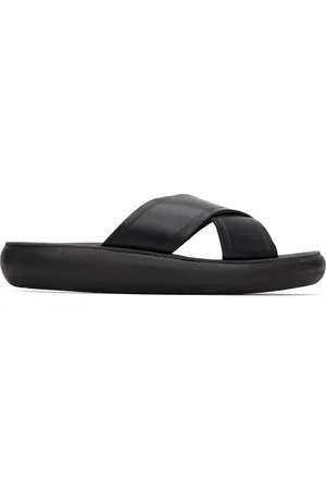 Ancient Greek Sandals Sandales Thais Comfort noires