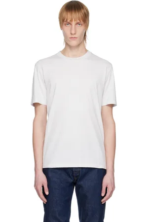 Maison Margiela T-shirt blanc à col ras du cou