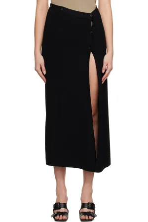 AYA MUSE Jupe longue Augusta noire