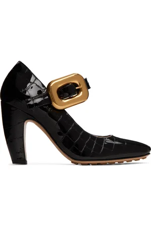 Bottega Veneta Chaussures Charles IX à talon haut Mostra noires