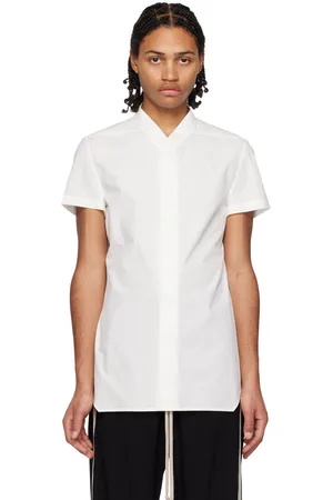 Rick Owens Chemise Golf blanche
