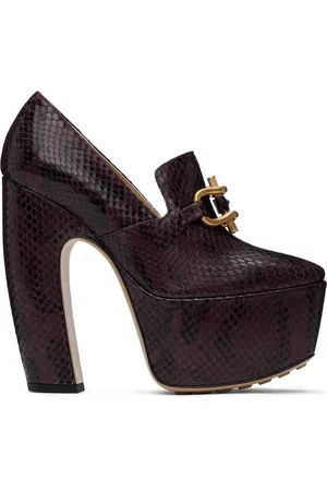 Bottega Veneta Chaussures à talon haut Mostra bourgogne