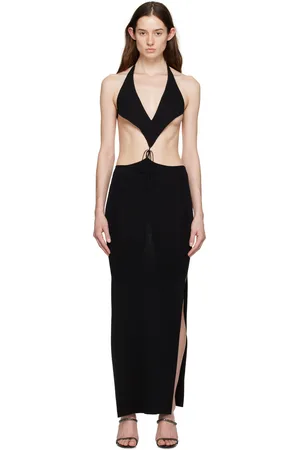 AYA MUSE Robe longue Tetra noire