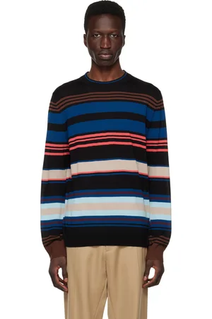 Paul Smith Pull noir à rayures