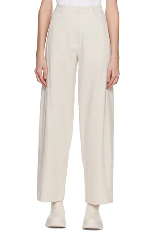 Holzweiler Pantalon Vidda blanc cassé