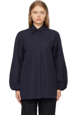 ESSE Chemise Collected bleu marine