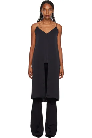 ROSETTA GETTY Camisole noire à découpe