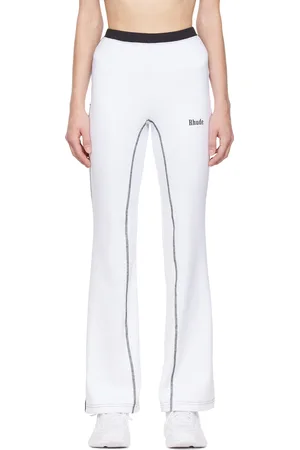 Rhude Pantalon de détente Rhider noir et blanc