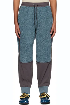 J.W.Anderson Pantalon de survêtement contrasté bleu et gris