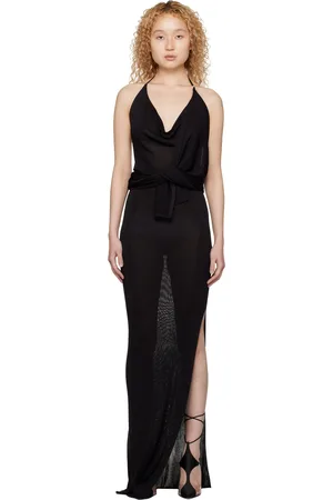 AYA MUSE Robe longue Malais noire