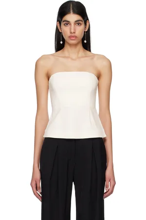 CO Bustier blanc à enlure droite