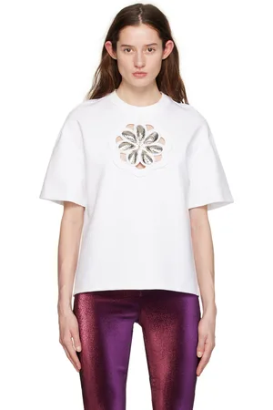 AREA T-shirt Mussel blanc à appliqué graphique