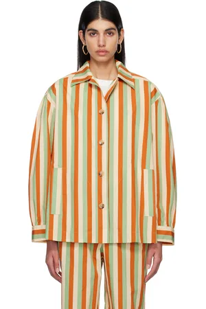 Caro Editions Chemise Fleur orange