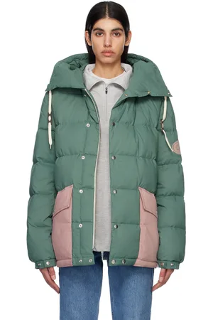 Caro Editions Blouson Hannah vert rembourré en duvet