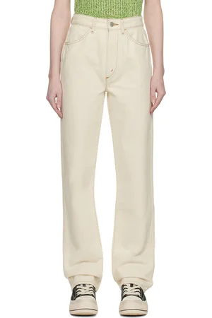 RE/DONE Jean cigarette 70s blanc cassé