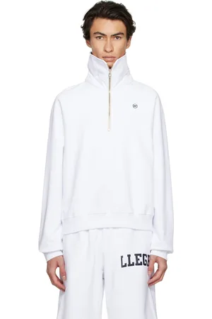 Recto Pull molletonné blanc à logo brodé exclusif à SSENSE