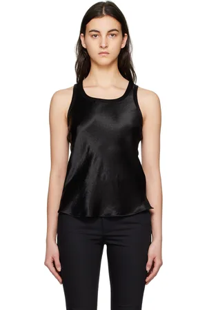 Helmut Lang Débardeur noir à encolure arrondie