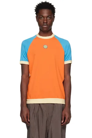 Lukhanyo Mdingi T-shirt contrasté orange