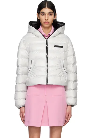 Moncler Blouson Nere gris rembourré en duvet