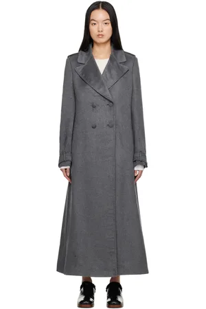 GABRIELA HEARST Manteau Houstt gris