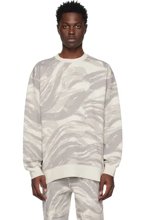 Moncler Pull molletonné gris à motif imprimé - 4 Moncler HYKE