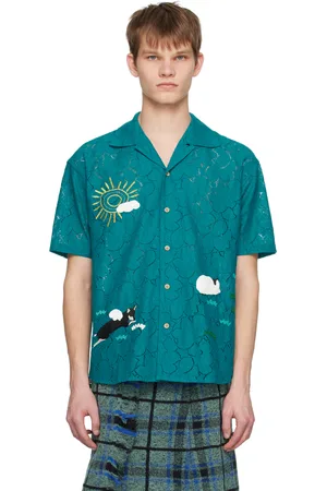 Andersson Bell Chemise Summer Garden bleue
