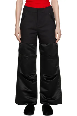 Spencer Badu Pantalon noir à panneaux