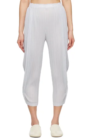 PLEATS PLEASE ISSEY MIYAKE Pantalon Monthly Colors January gris