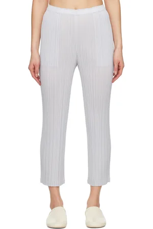 PLEATS PLEASE ISSEY MIYAKE Pantalon Monthly Colors January gris