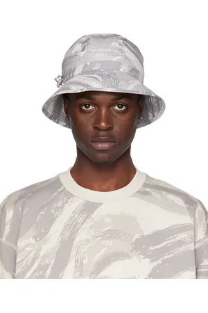 Moncler Chapeau bob gris à motif imprimé - 4 Moncler HYKE