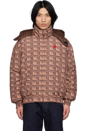 ICECREAM Blouson aviateur brun à image et à motif à logo