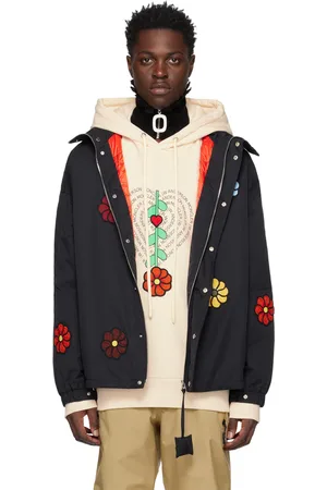Moncler Blouson Delamont noir rembourré en duvet - 1 Moncler JW Anderson