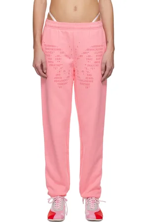 Praying Pantalon de détente rose à image
