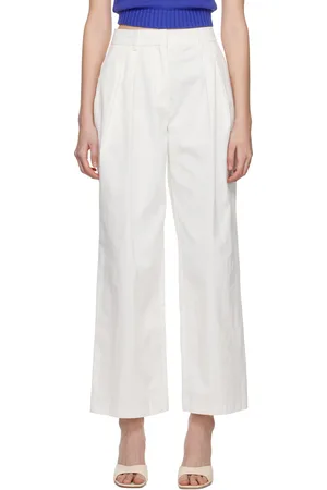 Staud Pantalon Luisa blanc cassé