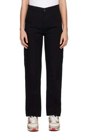 Carhartt Jean Pierce noir à empiècement aux genoux