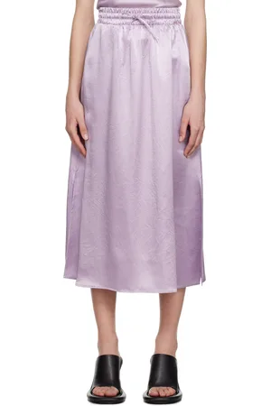 Max Mara Jupe midi Freda mauve