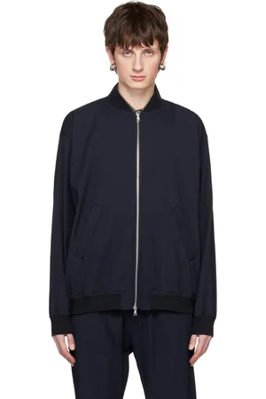 BARENA Blouson aviateur Tofolo Stragia bleu marine