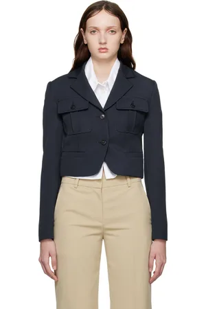 SYSTEM Blouson écourté bleu marine