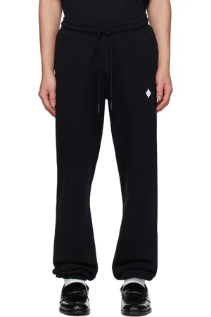 MARCELO BURLON Pantalon de détente noir à logo