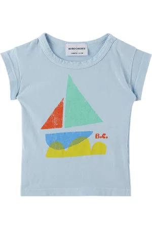 Bobo Choses Bébé | T-shirt bleu à image à logo
