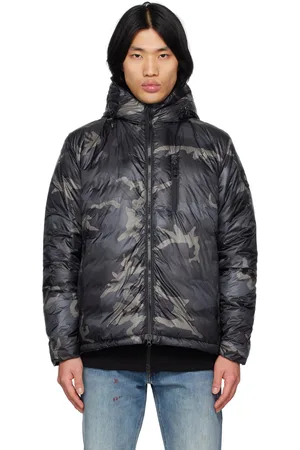 Canada Goose Blouson Lodge noir rembourré en duvet - Black Label