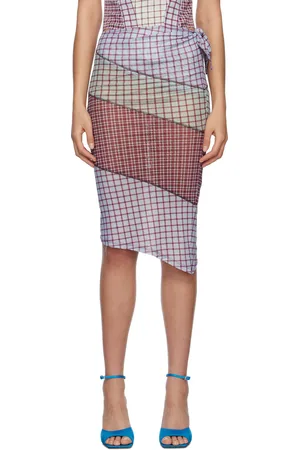 Miaou Jupe midi Sienna mauve