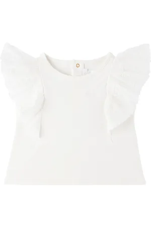 Chloé Bébé | T-shirt blanc à volants