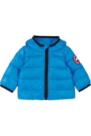 Canada Goose Bébé | Blouson Crofton bleu rembourré en duvet