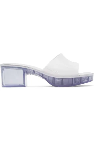 Melissa Sandales à talon bottier Shape blanches